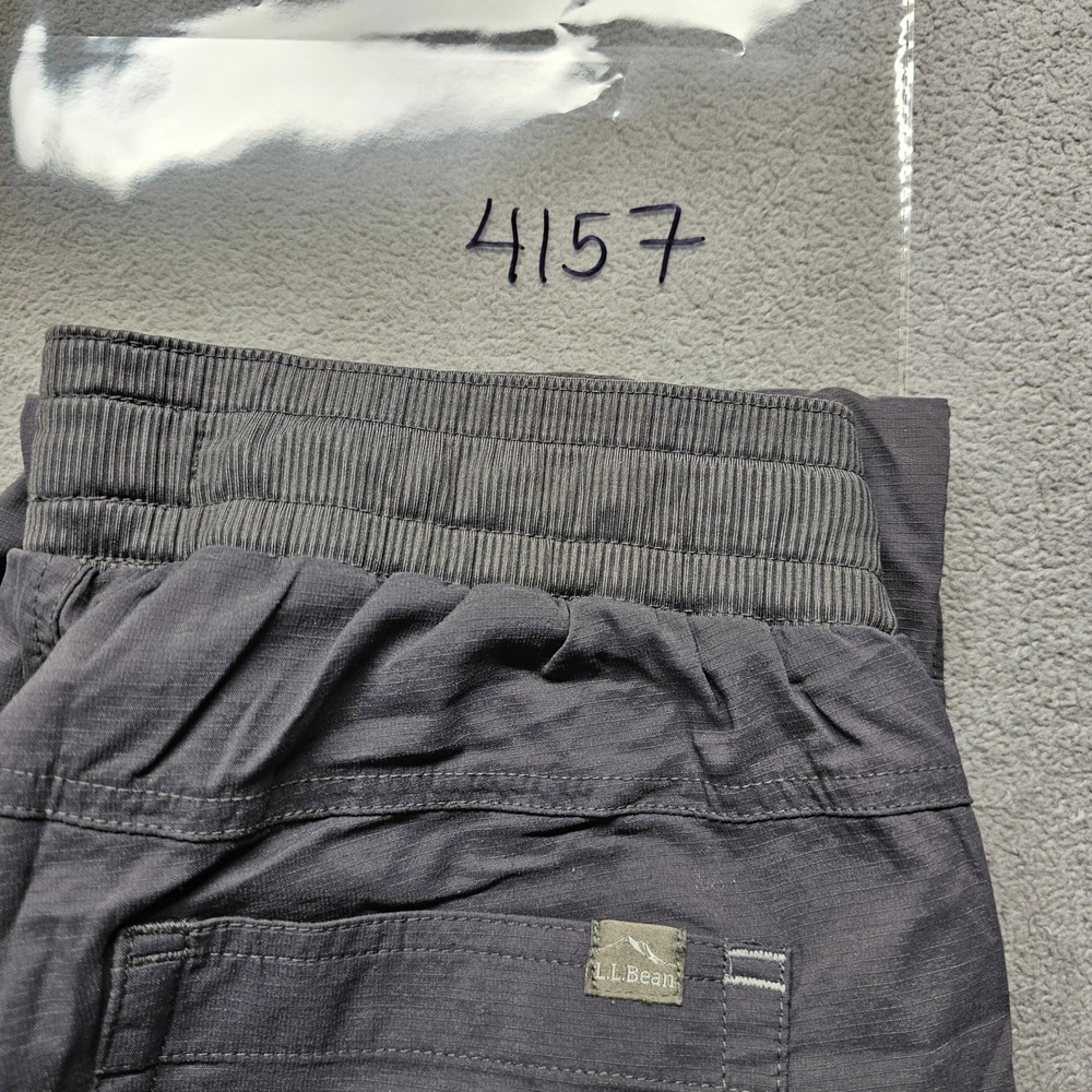 LL Bean Vista Camp Pants Womens Size S Tall Gray Stretch Outdoor TravelHiking - Picture 10 of 11